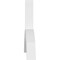 Ekena Millwork Archdale Architectural Grade PVC Gable Bracket, 96"W x 28"H x 4"D x 4"F, 7/12 Pitch GBP096X28X0404ARC00 - alternate 5